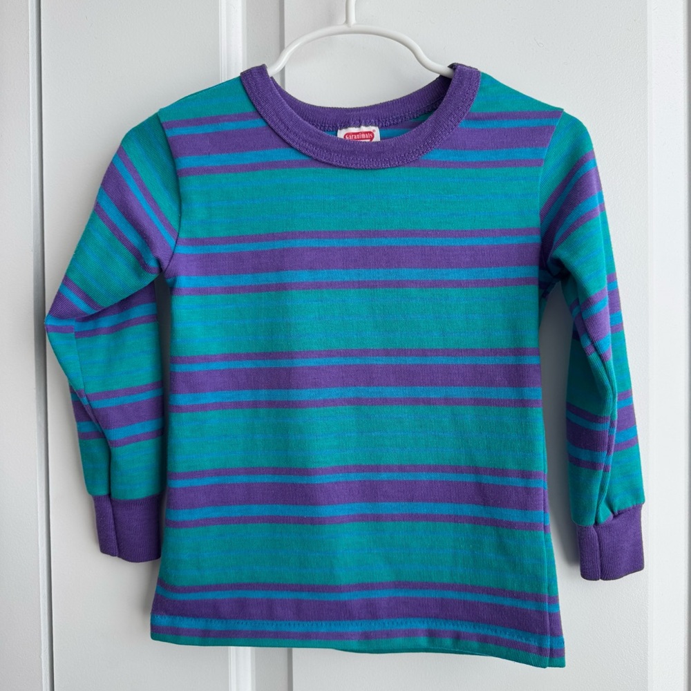 Vintage Garanimals 90s Striped Knit Top 4T - Made in USA